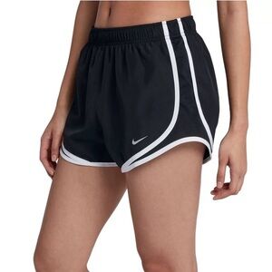 New Nike Tempo Women's Brief-Lined Running Workout Shorts Large Black